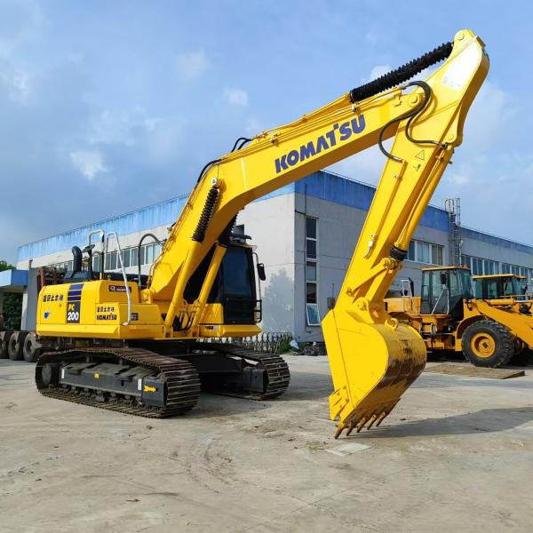 20 Ton Original Japan Used Komatsu PC200-8 hydraulic Crawler Excavator
