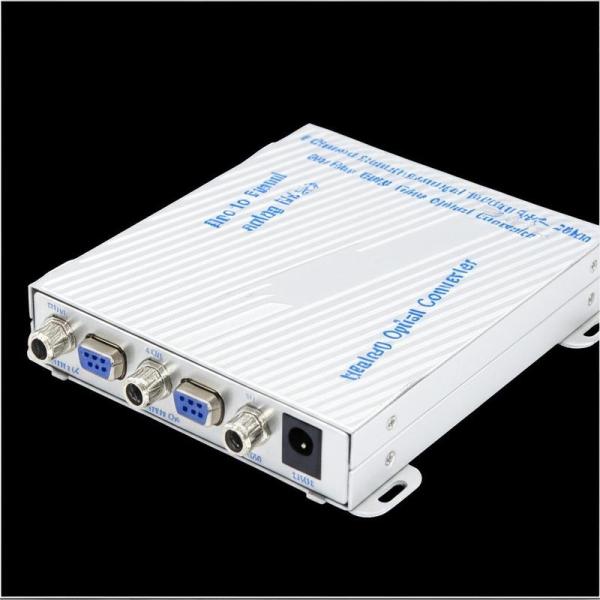 Convertisseur optique vidéo 4 canaux standard définition analogique BNC vers fibre avec RS485 20KM