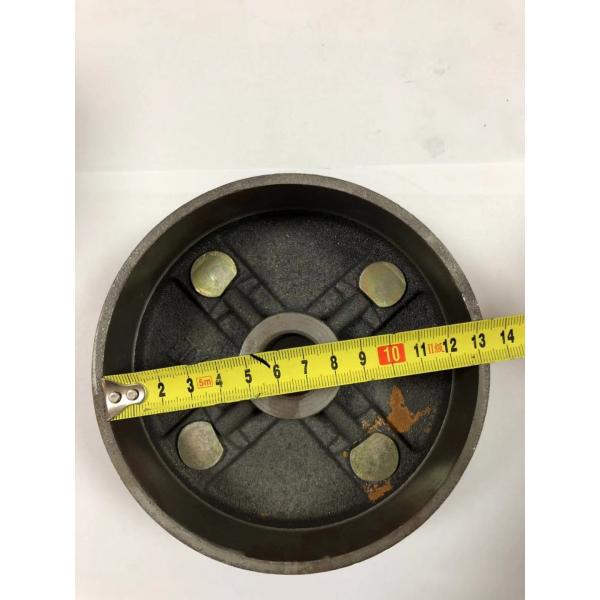 160mm / 180mm Brake Drum Auto Rickshaw Parts Iron Used In Rear Alxe