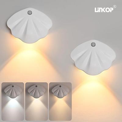 Luz de sensor de movimento LED de brilho ajustável 3000K-6000K até 10 pés