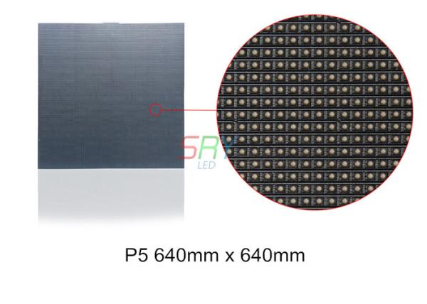 5mm Indoor Full Color Led Screen Cabinet 10kg / Pcs Pulled Aluminum