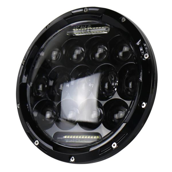 Customized 75W Diecast Aluminum Housing PC Lens 7 Inch Round LED Motorcycle Headlight