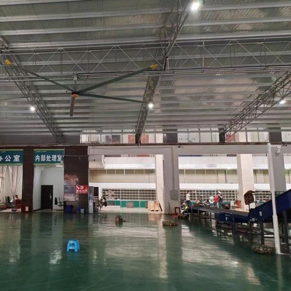 1Энергосберегающий вентиляционный вентилятор мощностью 0,5 кВт для баскетбольных кортов Рестораны и фермы