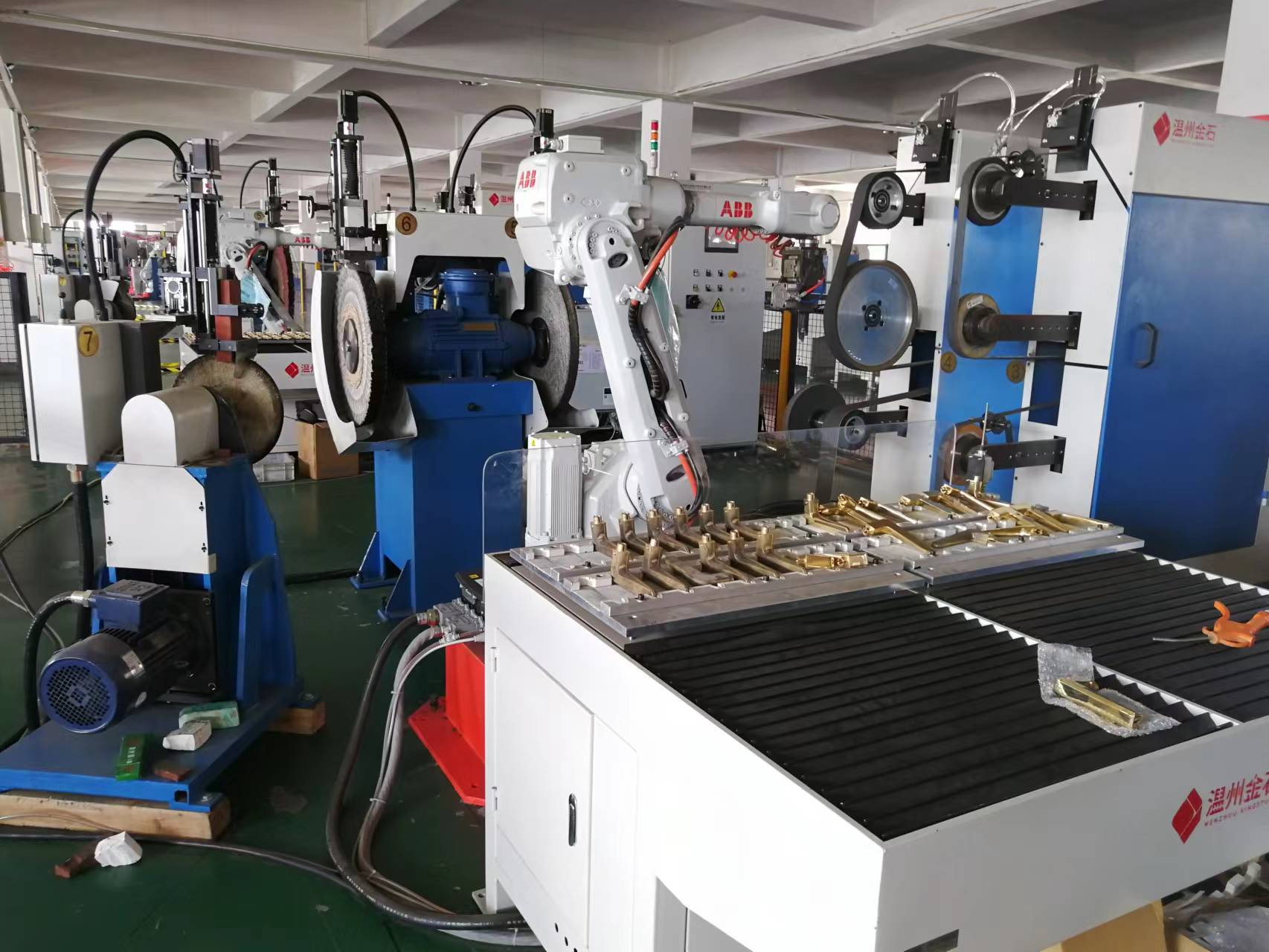 Robot Polishing System Metal Grinding Buffing Machine for Stainless Steel Mirror Finishing