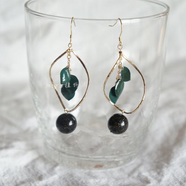 Nami Design Studio Handmade Plant Cube Real Flower Delicate Jewellery Earrings For Girl Friend