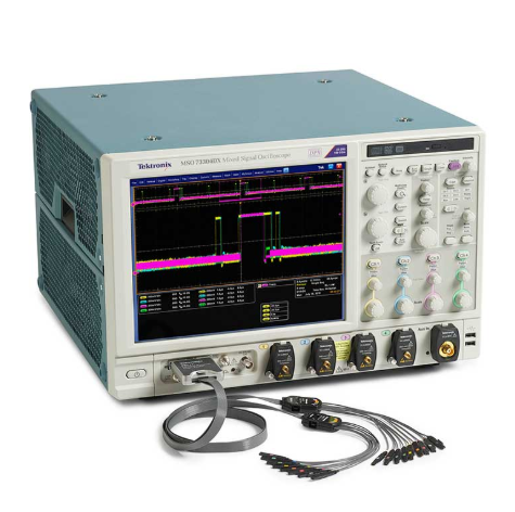 MSO/DPO70000DX Mixed Signal Oscilloscope with 8 GHz Bandwidth 100 Gs/s Sample Rate and 4 Analog 16 Digital Channels