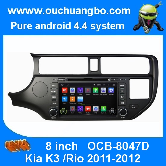 Ouchuangbo Car Radio Head Unit Stereo DVD Player for Kia K3 /Rio 2011-2012 Android 4.4 GPS iPod USB OCB-8047D