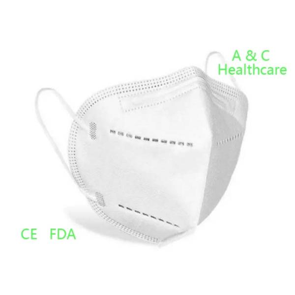 5 Layers Ffp2 Valved Mask Disposable Non Woven Face Mask Anti Virus 95% Filtration