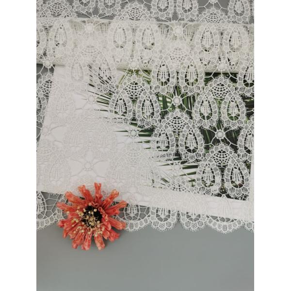 Шнурок платья свадьбы ткани шнурка вязания крючком вышивки картины сердца химический