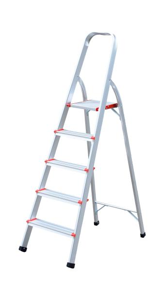 Non Insulated 5 Step 1.5m Household Aluminium Ladder