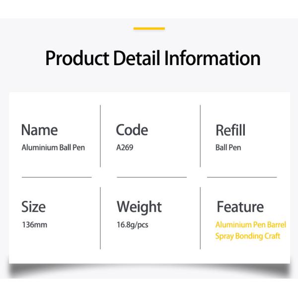 Bureau de l' école de papeterie Bevel en métal Top Pressing stylo à bille avec logo