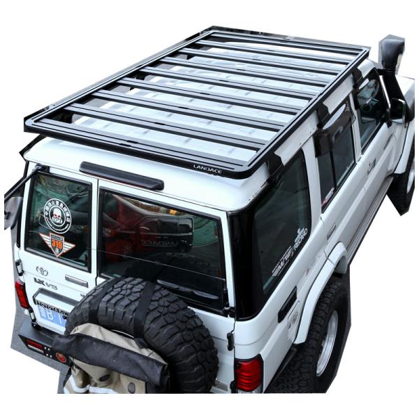 Aluminum Alloy Roof Mount Car Roof Basket for Toyota FJ Cruiser in Black Finish