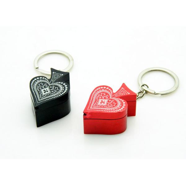 Cute Portable Aluminum Smoking Pipe Key Buckle Style 13*38mm Size