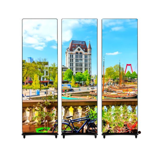 Indoor Digital Billboard Advertising Display Screen Folding LED Poster Screen