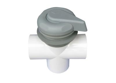 ABS , PVC Hot Tub Diverter Valve With 2 Port And 5 Scallop , Spa Diverter Valve