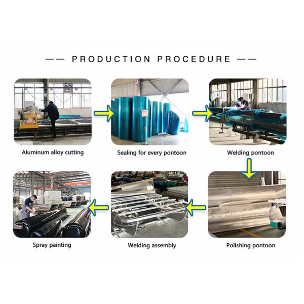 Houseboat Pontoon Boat Tube with Aluminum Construction and Round Design