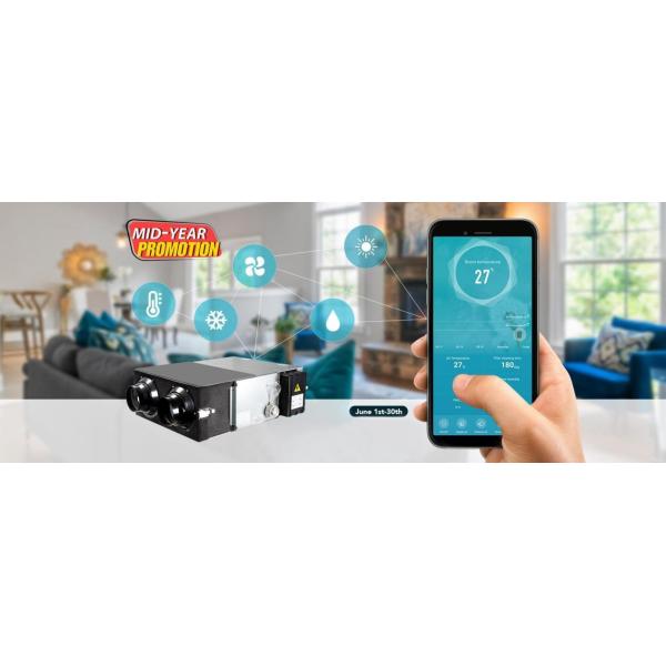 Residential Energy Recovery Ventilation System ERVs 200~400 M3/H AC Motor