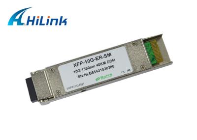 transceptor da fibra de 1550nm 10G XFP ER elevado desempenho da taxa do único multi