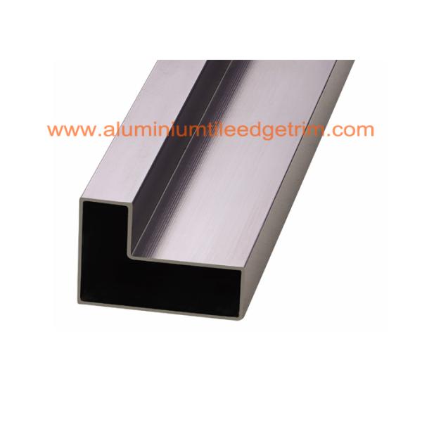 Customized Aluminium Cabinet Door Profiles , Aluminium Profile For Kitchen Cabinets