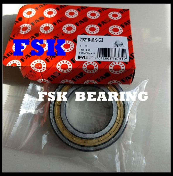 Brass Cage 20210- MK - C3 Single Row Spherical Barrel Roller Bearing MB , TVP Cage , ID 50mm