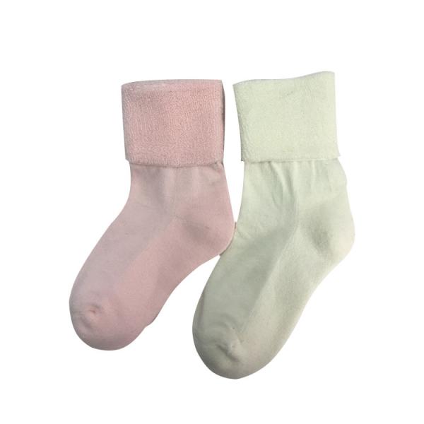 USA 5-8size Cotton Winter Socks for Kids Guaranteed Custom Printing Offered Made in USA