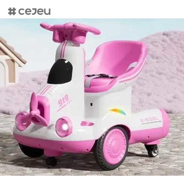 CJ-HB-919 New Coming 2 in 1 Kids Electric Balance Car /360 Degree Rotate Kids Digger Ride On Car Excavator