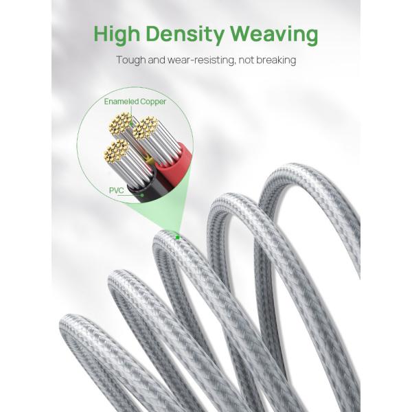 OEM 0.5M Stereo Aux Cable SGS Lightning To Auxiliary Cable