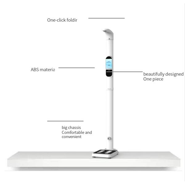 User-Friendly Automatic BMI Body Mass Index Machine for Height and Weight Measurement
