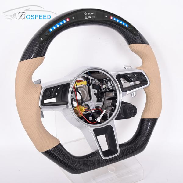 Personal Customization Porsche 991 Steering Wheel 6K Plain Weave