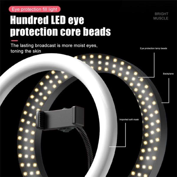 Черный USB UN700 поручая 10 свет заполнения красоты дюйма 3200K