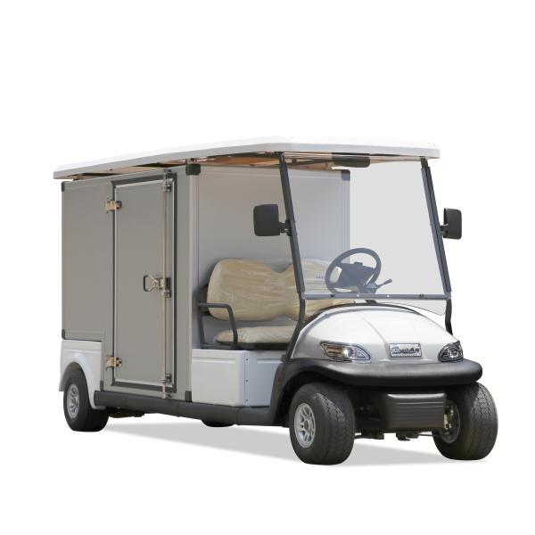 Electric Hotel Golf Buggy Car CE Approved With Aluminum Cargo Box
