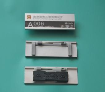 RFID PVC chest badge card , IC/ID chip chest card , Induction Portrait breast card