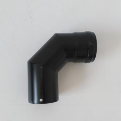 Three Segment 90 Degree Elbow Pellet Stove Chimney Powder Coating Surface