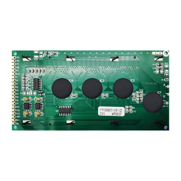 exposição gráfica do módulo de 192X64 KS0108 LCD com luminoso branco HTM19264B