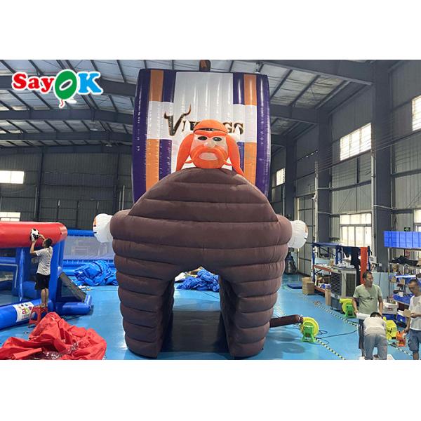Large Inflatable Tent 210D Oxford Pirate Ship Theme Inflatable Tunnel For Advertising
