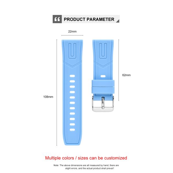 Quick-release Silicone Watch Strap, Available In Various Colors With Buckles | Custom Logo Supported - Wholesaler SHX