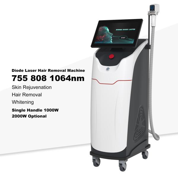 Beauty machine manufacturer for 808nm Diode Laser Hair Removal Triple Wavelength 755+808+1064nm 500W-1600W Hair Remover