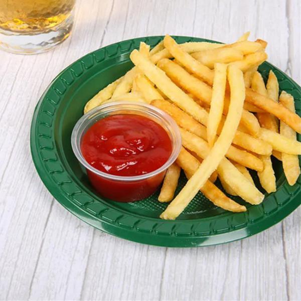 2.5 Oz Disposable Dip Cups PET Disposable Plastic Condiment Containers Jello