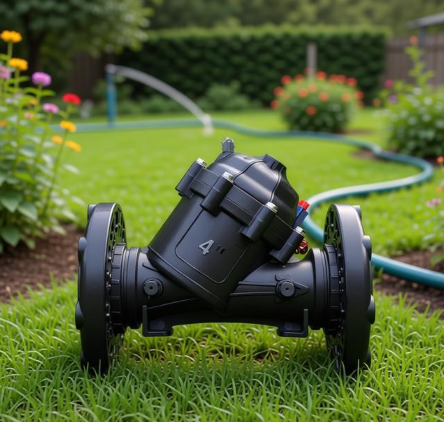 4 Inch Nylon Reinforced Solenoid Valve High Flow Water Pressure Reducing Control Valve ISO9001 Certified for Golf Course