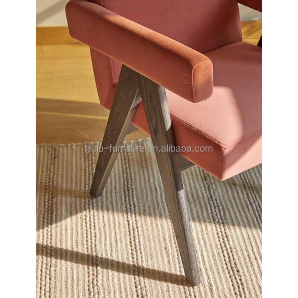 NO Folded Latest Design Home Furniture Upholstered Living Room Chair featuring Solid Wood Accent Chairs