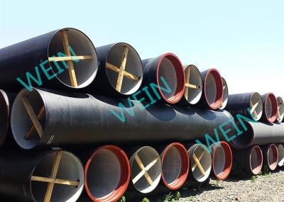 Large Diameter Ductile Iron Pipe Cement Lined Zinc Coating For Water Lines