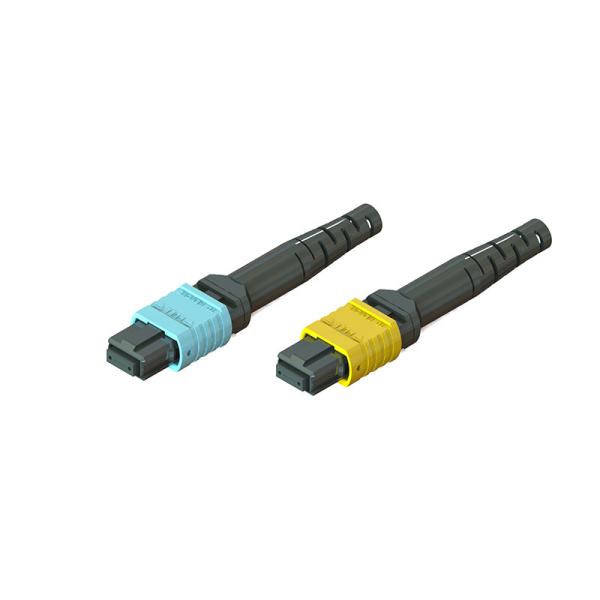 Quick Connect MPO Fiber Optic Connector 3.5 60mm 12 16 24 Cores With APC UPC