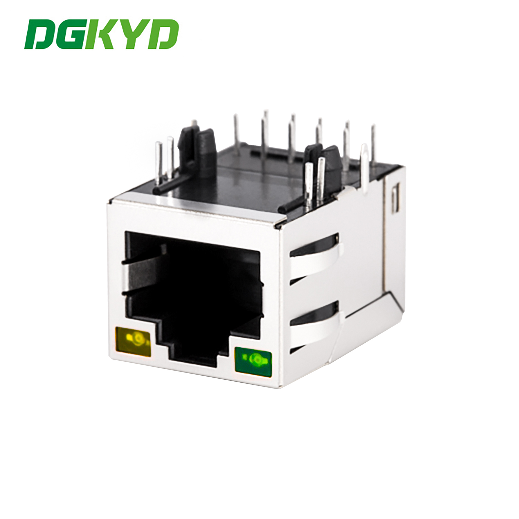 100Mbps POE RJ45 Shielded Connector with Integrated Filter for Industrial Network Port
