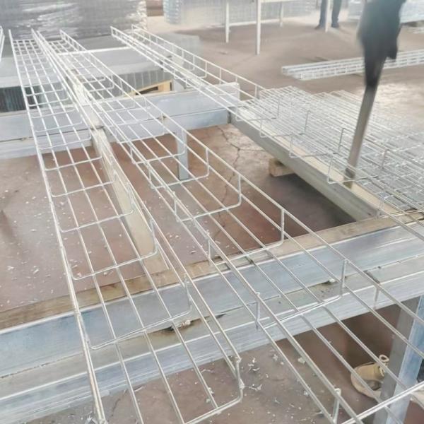 Q235B Galvanized Steel Welded Wire Mesh Cable Tray With Accessories