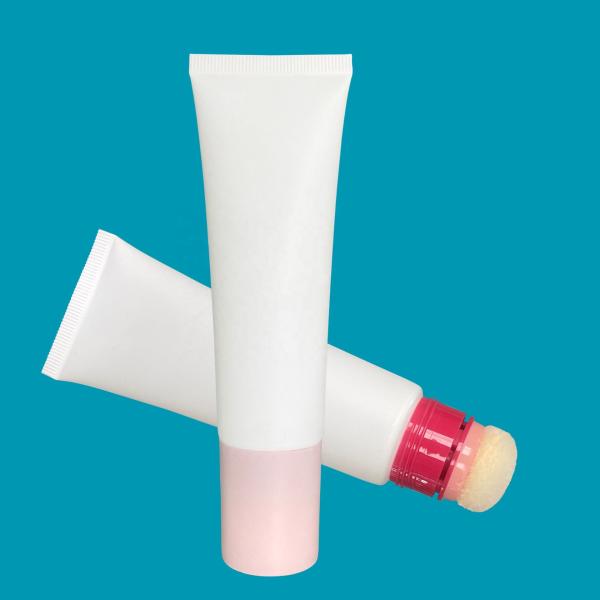 Manufacturer Low Price Lip Gloss Blush Hair Sponge Tube Good Price for Cosmetic Tubes Squeeze Cream Packaging