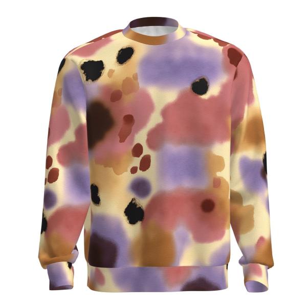Digital Printing Hoodie Round Neck Sweatshirt Thermal Sublimation Custom DIY Hoodie