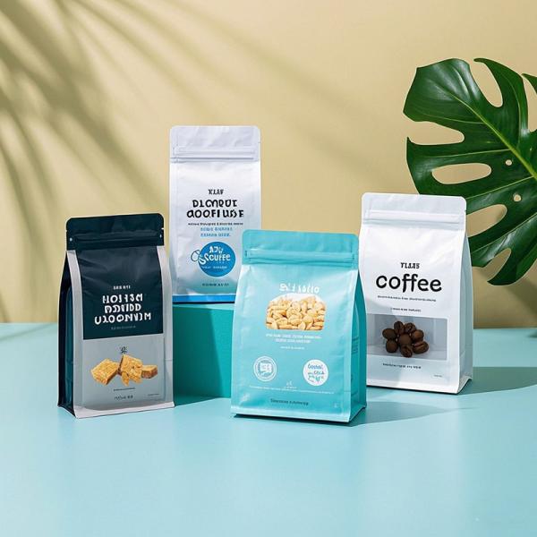 Wholesale FDA Certified Eight Side Sealing Flat Bottom Bag | Leakproof, Food Grade Material
