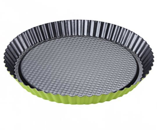 Non-Stick Carbon Steel Round Quiche Baking Cake Tart Pan Cake Tin Plated Steel Flan