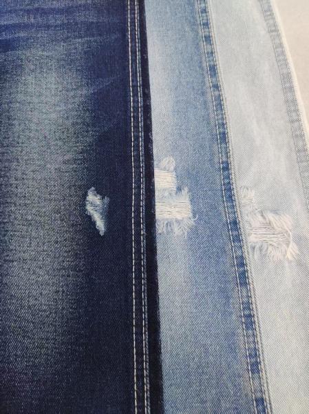 Super-Soft Dark Indigo woven Denim Fabric 11.5oz Non-Stretch For Jeans