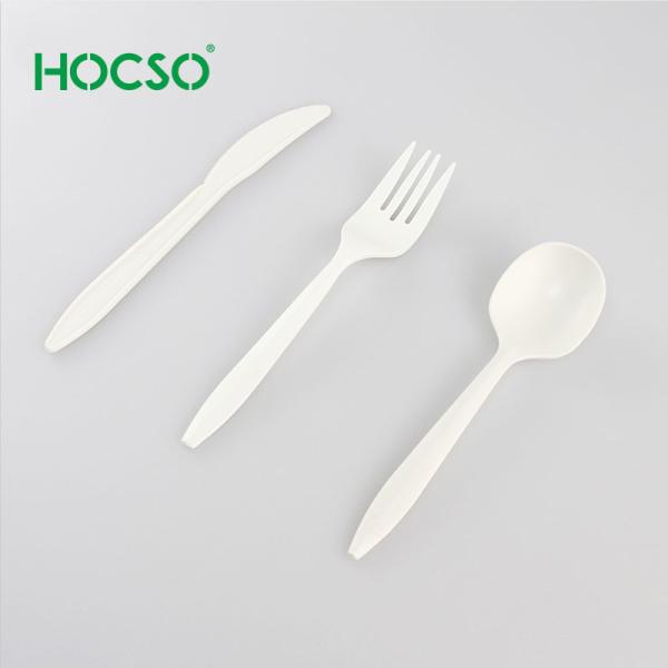 Eco-friendly PLA Cutlery Set for Restaurants Includes Spoon Cutlery Bag and Chopsticks